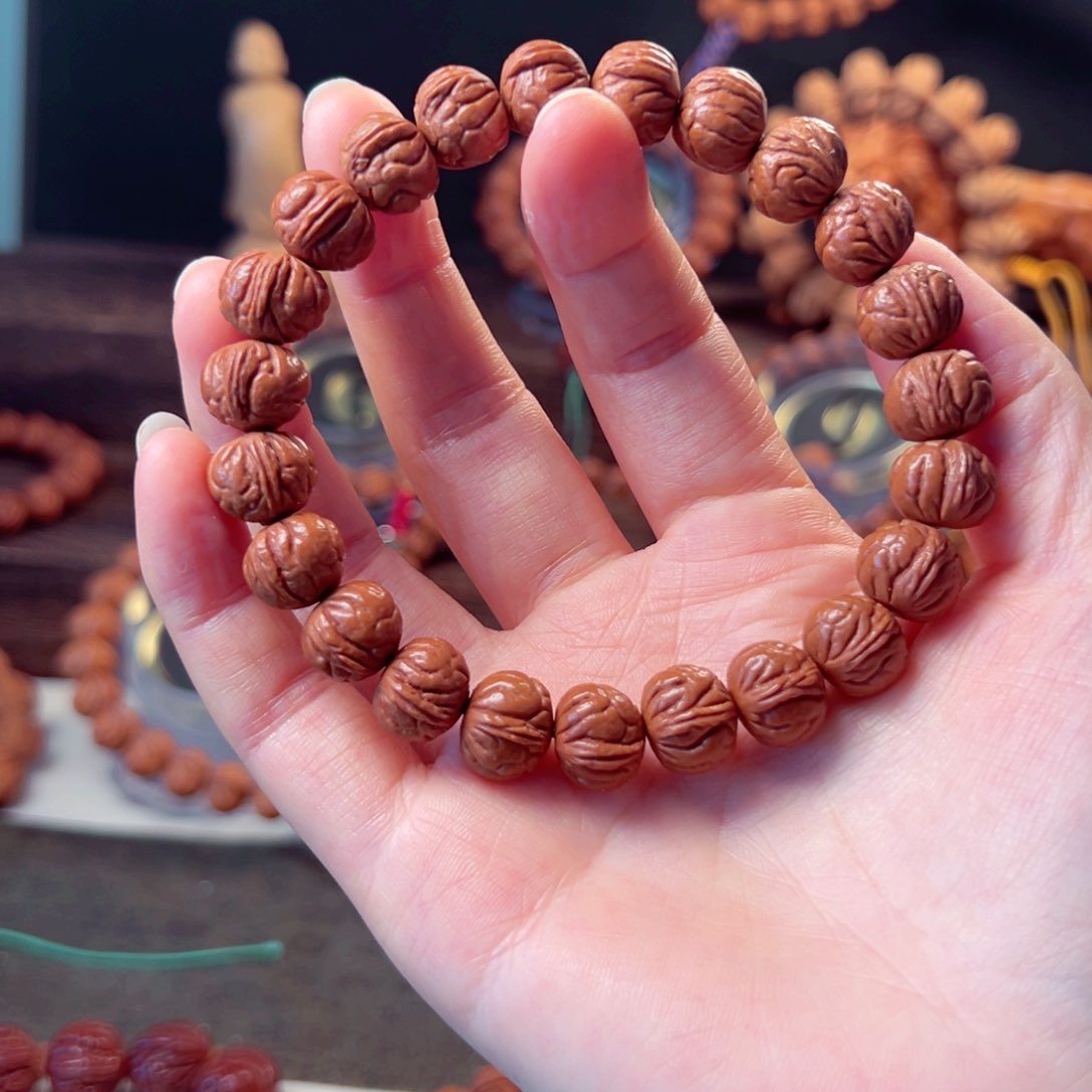 【闪购商品】桃核吊坠12尺寸玉龙脊弹力绳穿