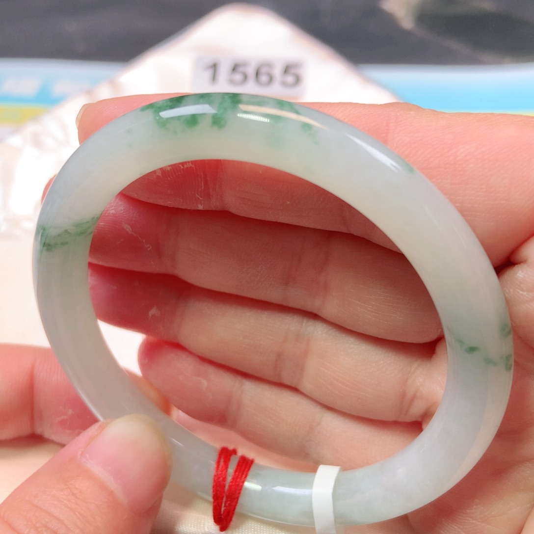 未镶嵌手镯翡翠1565号