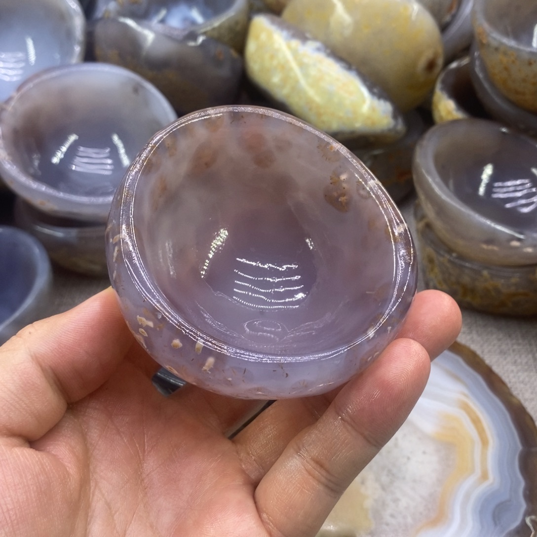 鱼***豚玉原石手工制品石碗