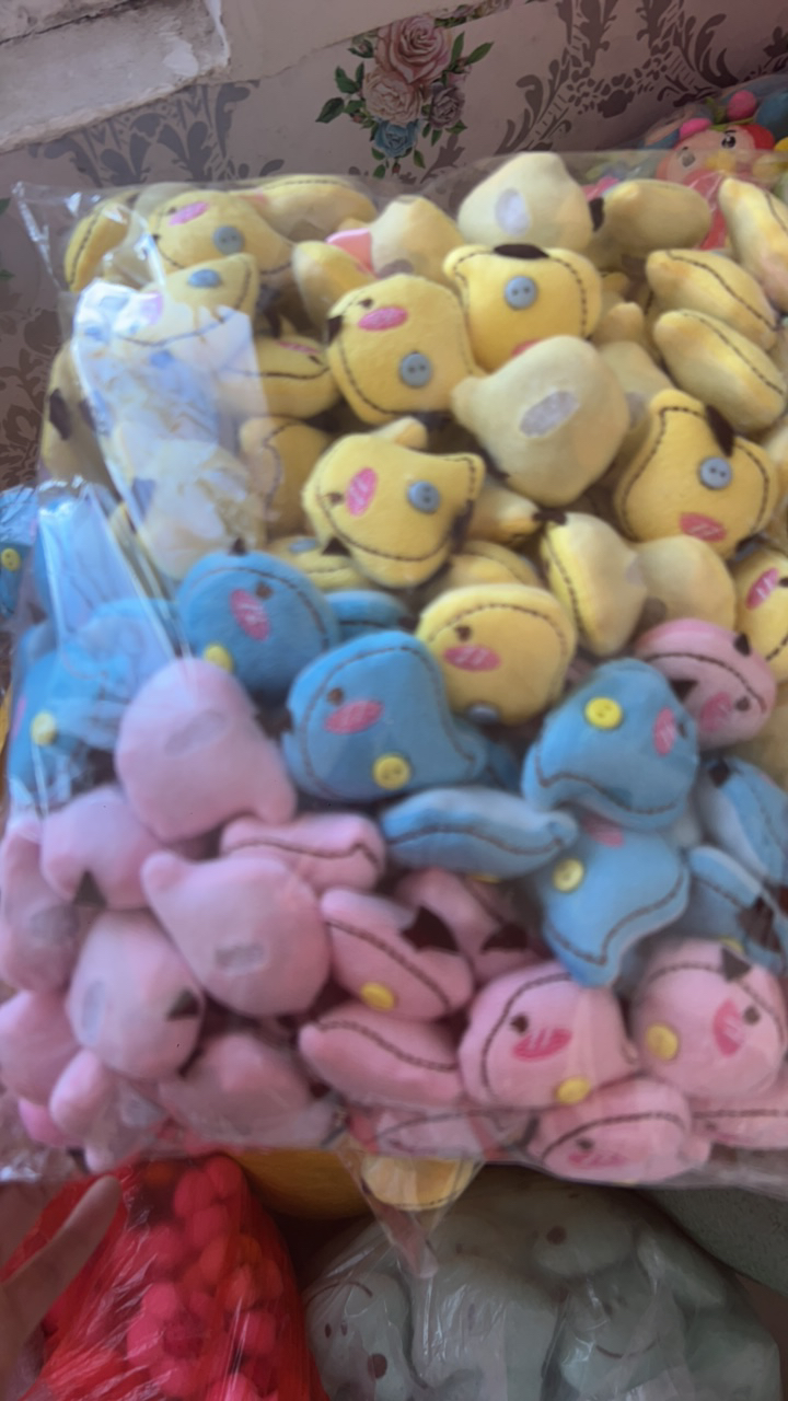 冲棉小鸡diy饰品三个颜色（可联系客服要货）