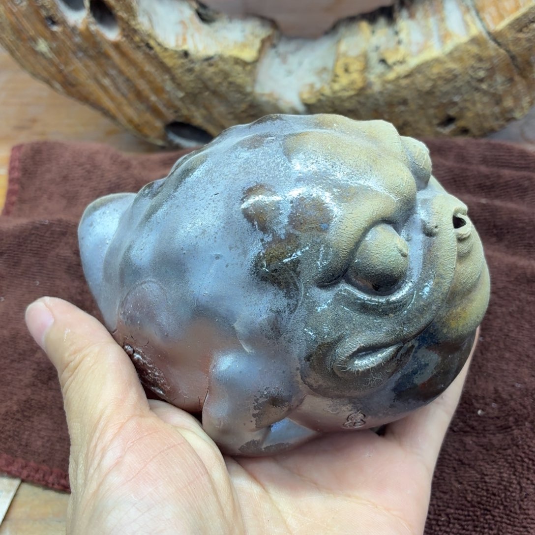 陶园柴烧精品高货704裂纹