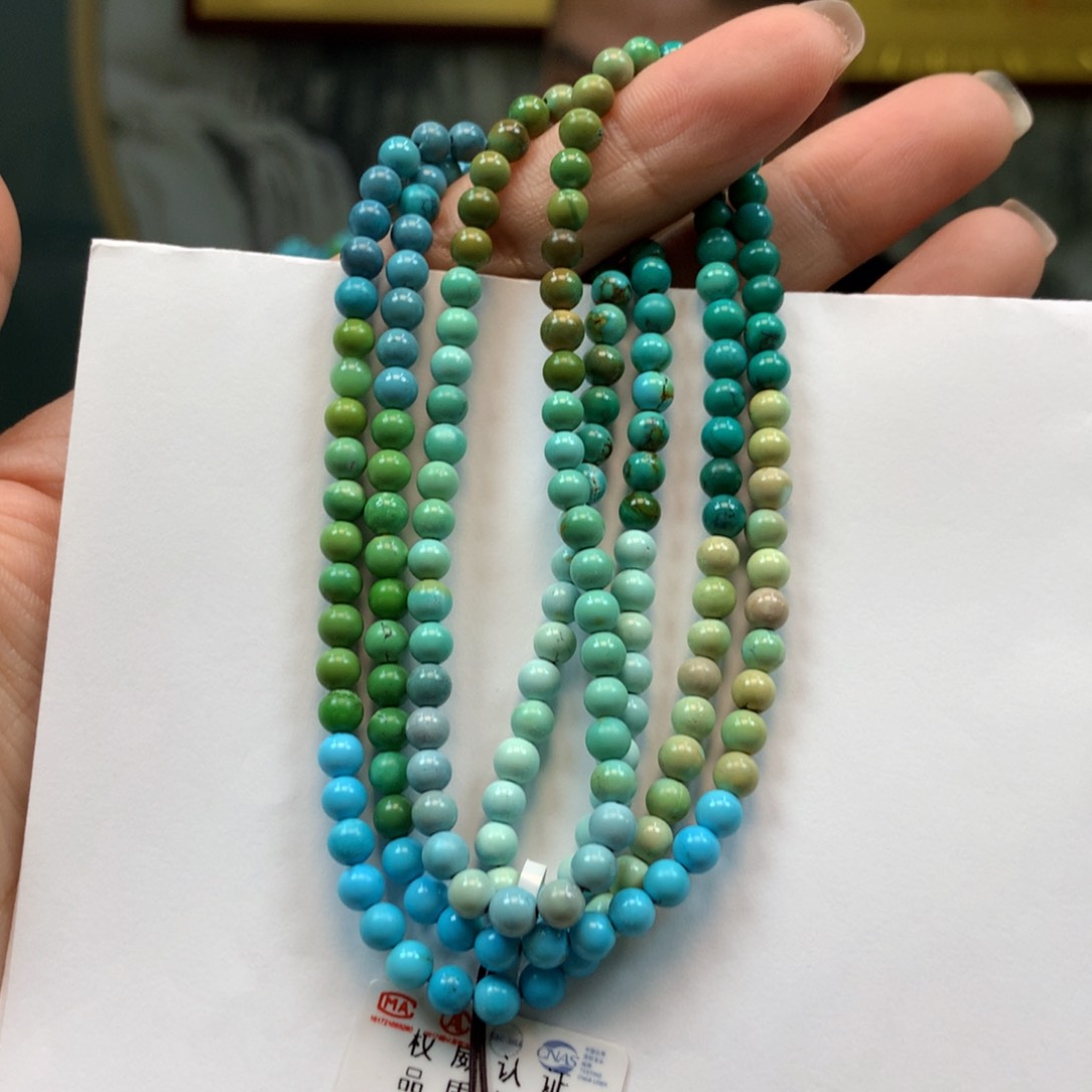 绿松石长链未镶嵌
