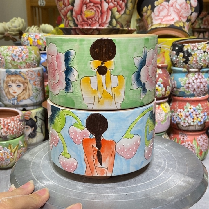 景德镇艺术手绘作品