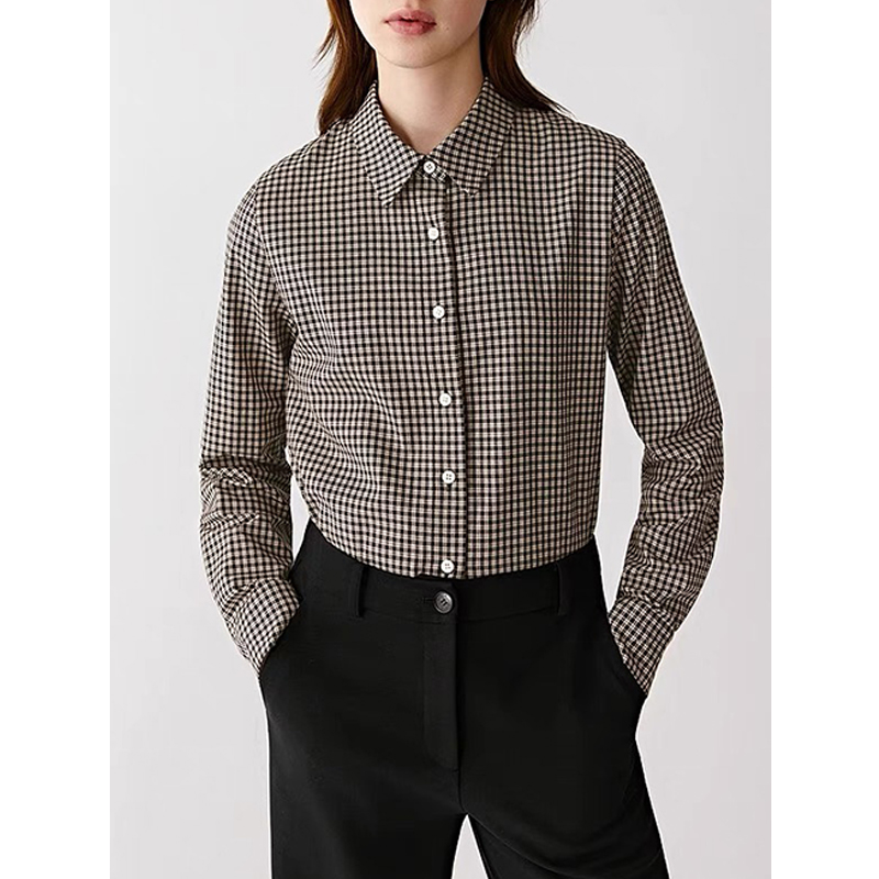 原单非市面货！全棉斜纹长袖衬衫 478