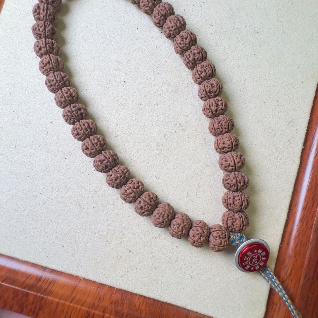 金刚菩提把件凹底梅花 单圈 编号294