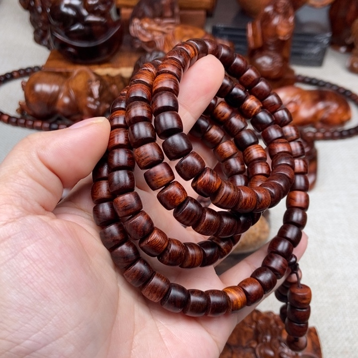 研***光黄花梨/降香黄檀把件