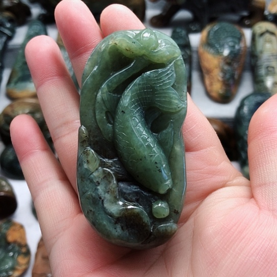 和田玉把件未镶嵌