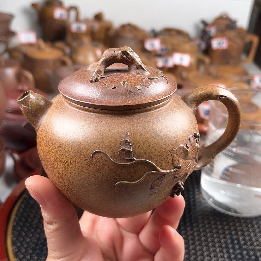 紫泥茶壶宜兴紫砂