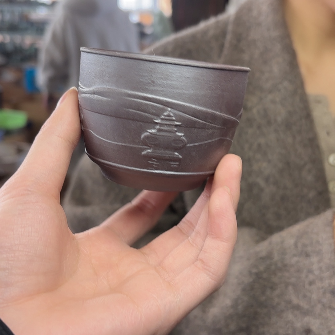 龙泉云间青瓷小米茶器