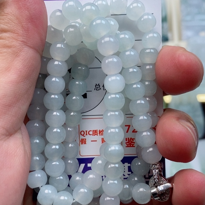 翡翠颈饰未镶嵌珠串