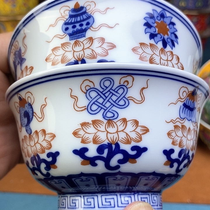 景德镇陶瓷藏式茶碗