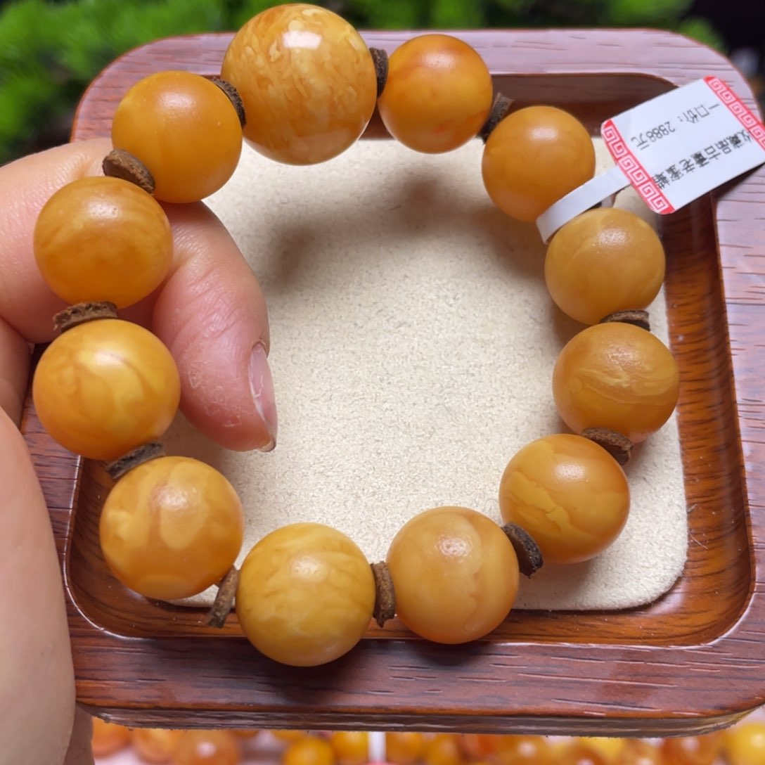 蜜蜡手链未镶嵌手串