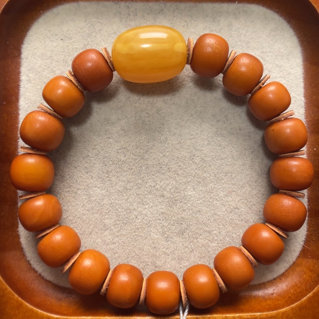 蜜蜡未镶嵌手串蜜蜡