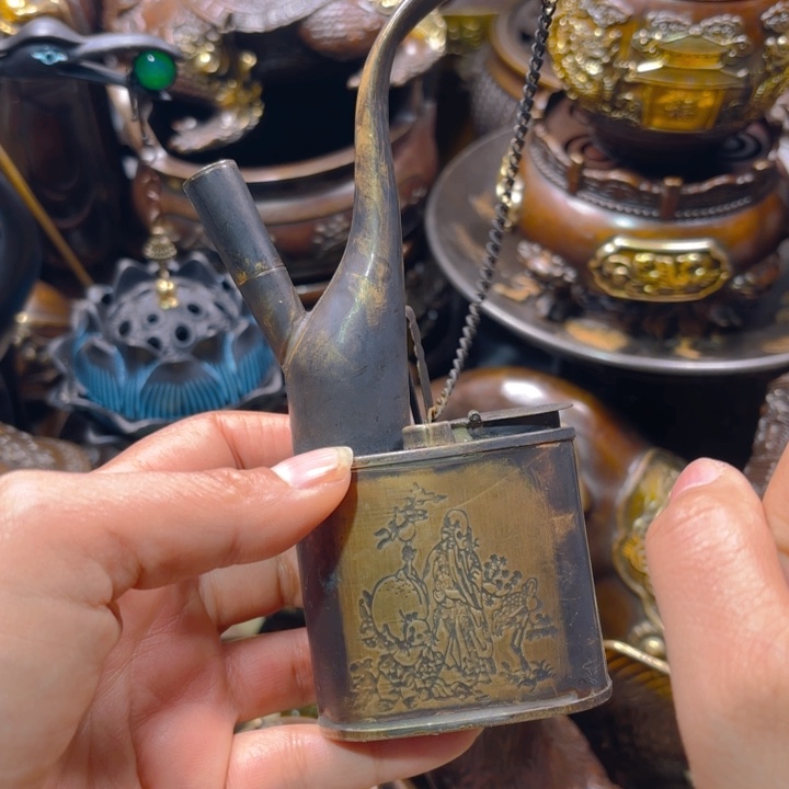 铜器摆件收收藏藏