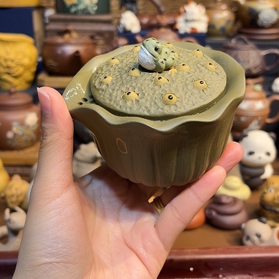 紫砂茶杯紫砂手抓壶