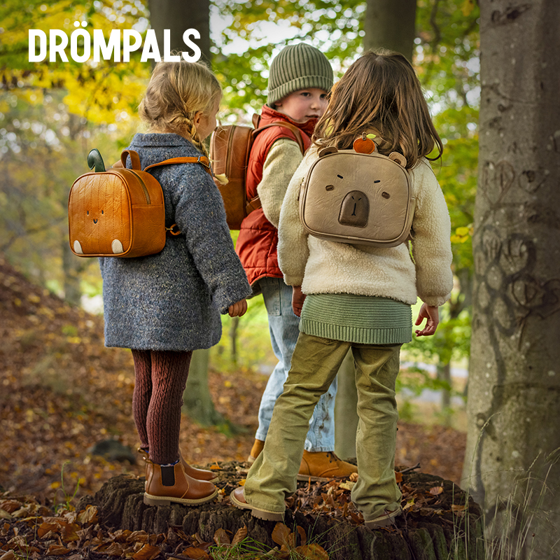 DROMPALS儿童书包幼儿园书包卡通儿童背包 设计师品牌  德仑帕司