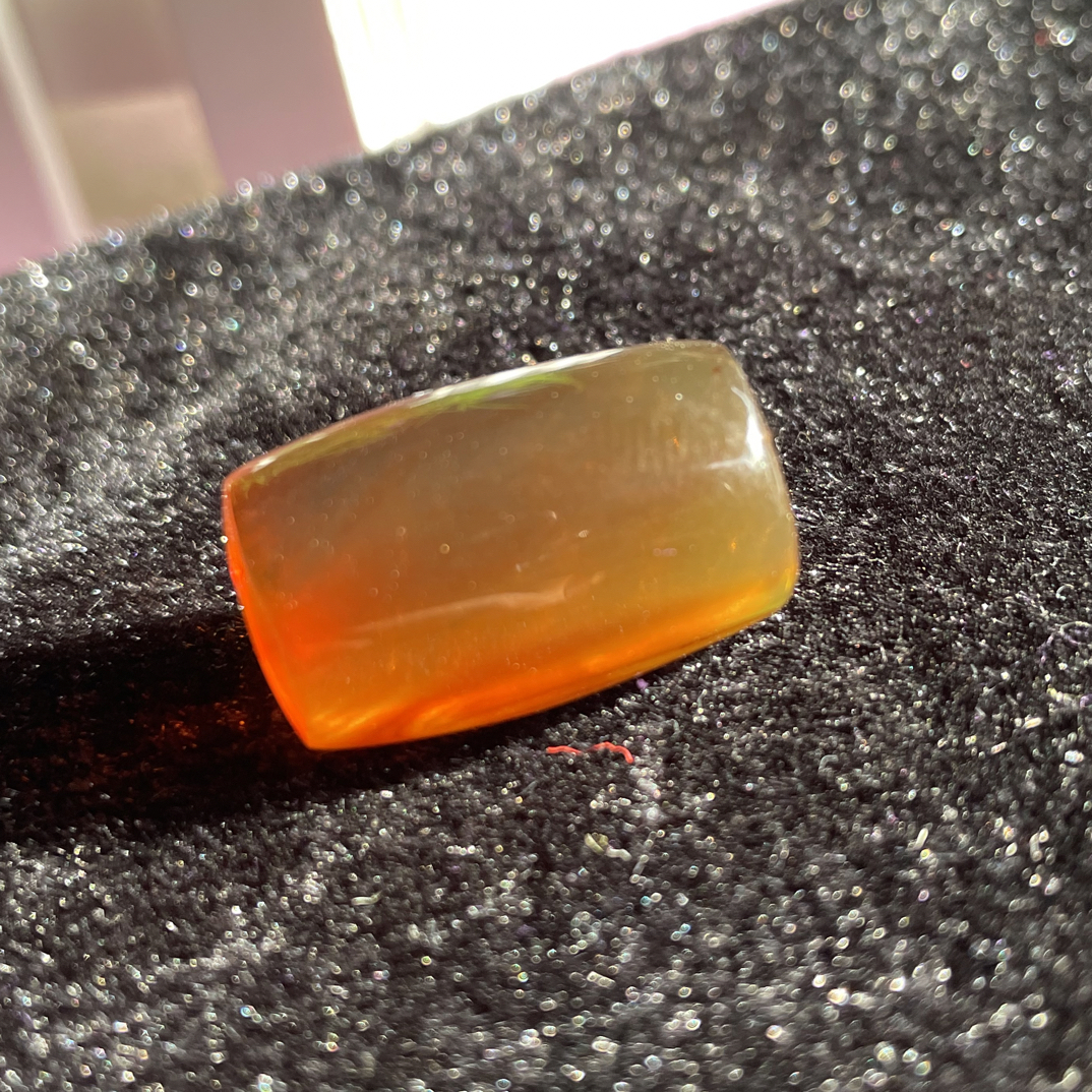 天然缅甸琥珀桶珠