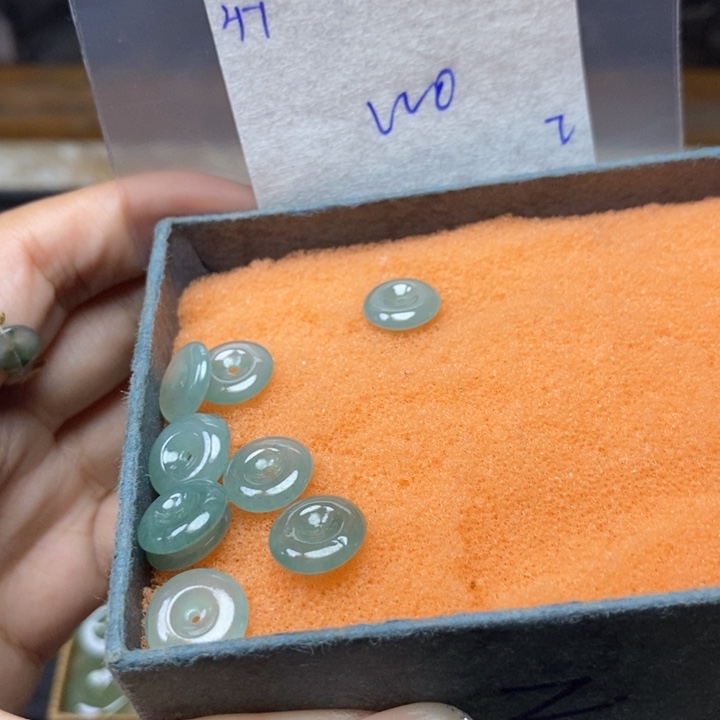 千***紫定制翡翠未镶嵌不退