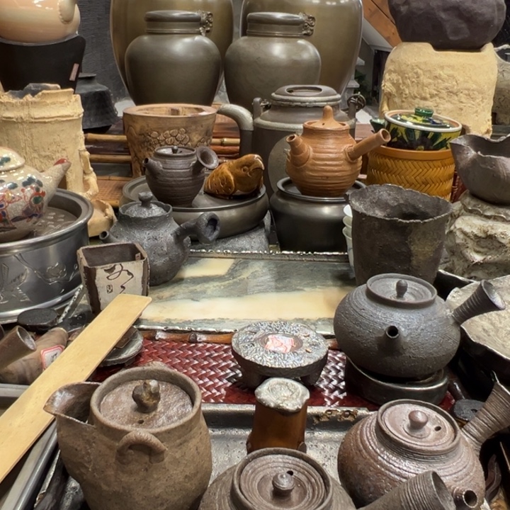 用***8陶壶茶器茶器侧把