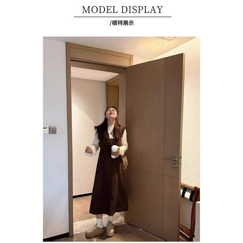 【罗曼蒂克】微胖女装 2025年秋复古美式显瘦两件套