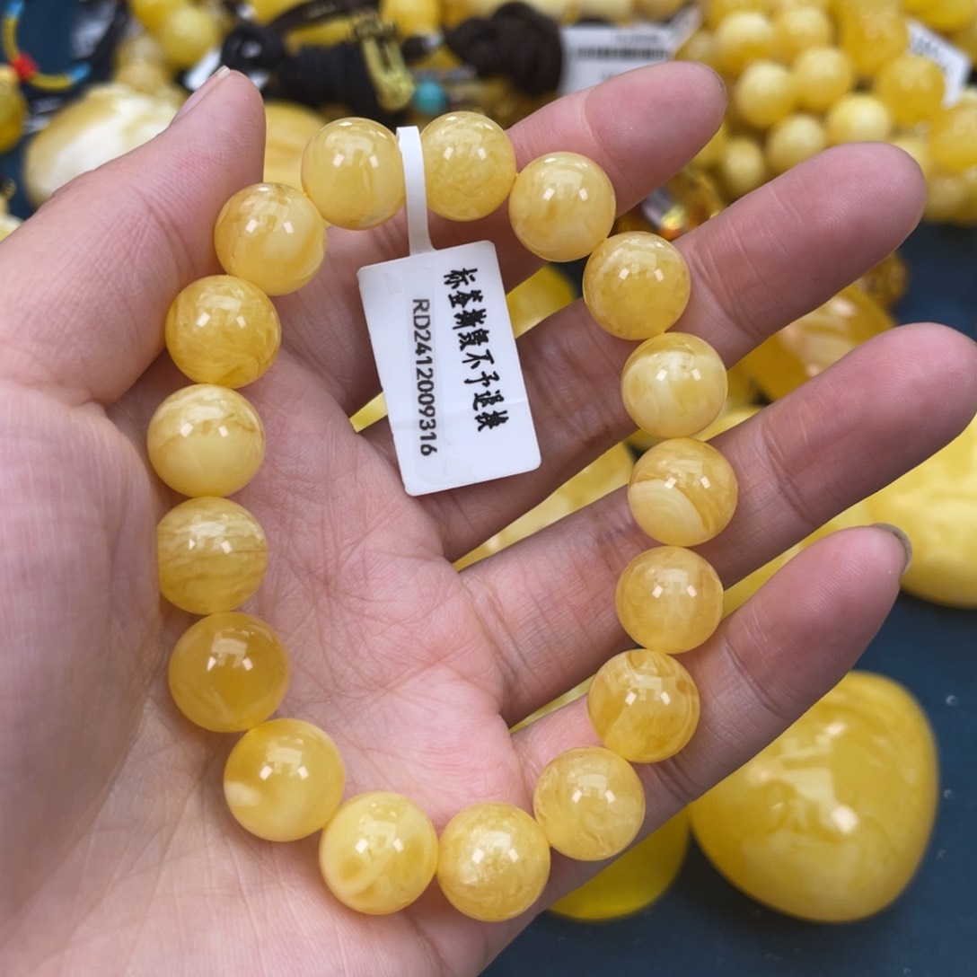 琥珀裸石未镶嵌琥珀蜜蜡w 214