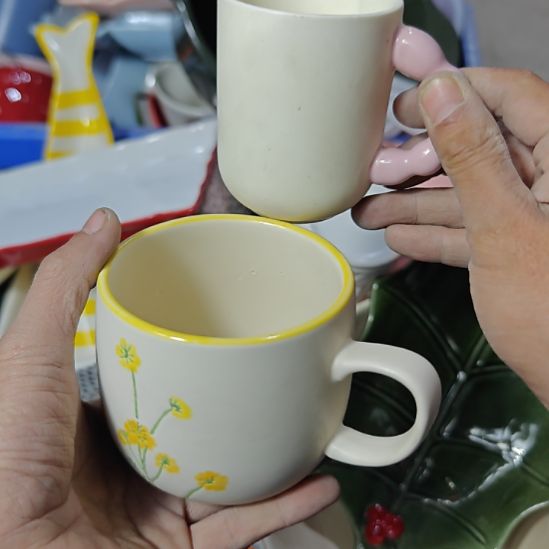 欧式，陶瓷餐具杯碗盘微瑕介意慎拍