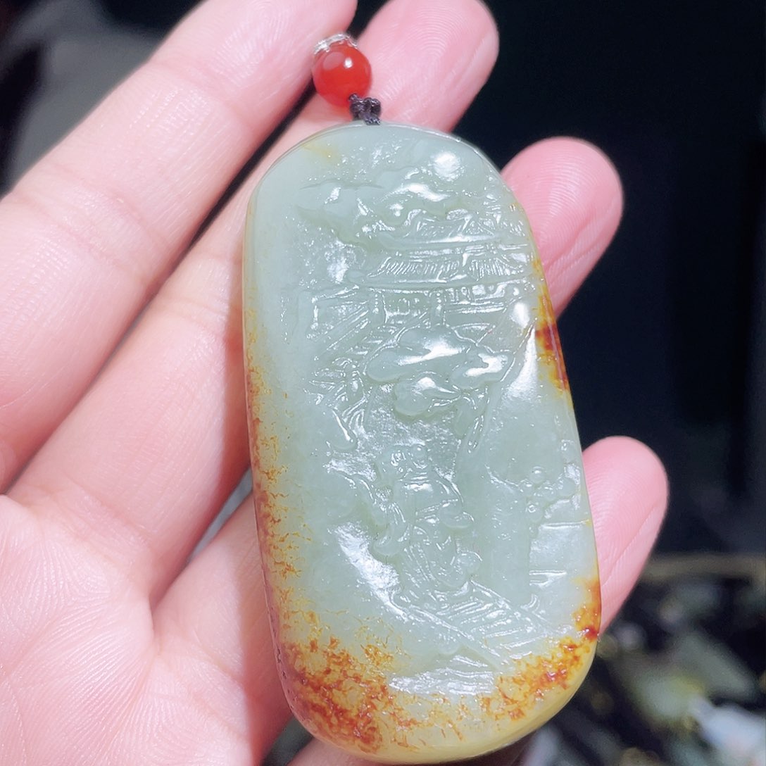 和田玉颈饰未镶嵌