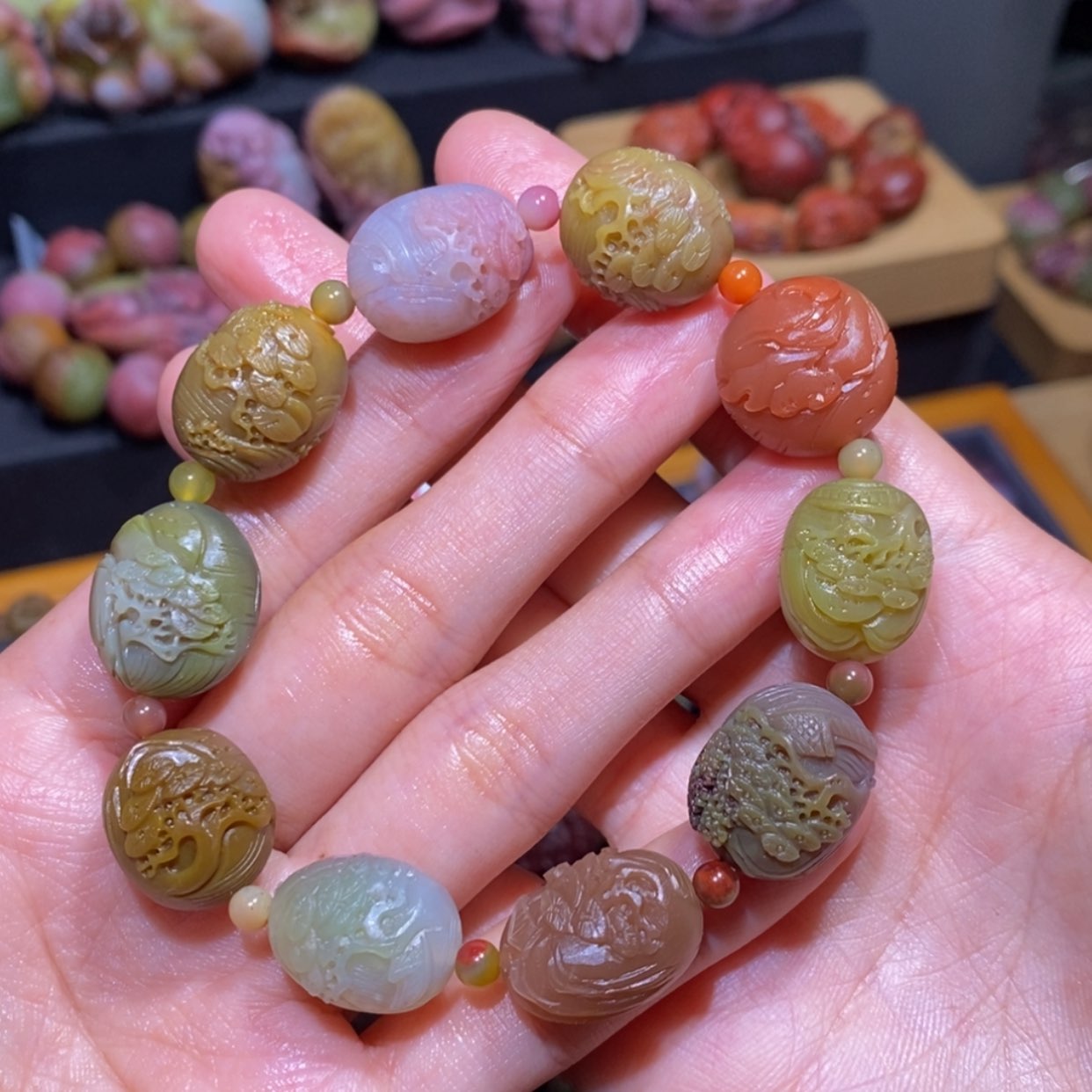 【闪购商品】玛瑙/玉髓手串未镶嵌盐源玛瑙