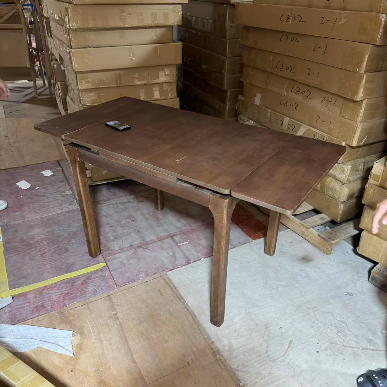 CZ02#（110）171*76*78CM伸缩餐桌【不包装】库存尾货 （三楼）3341