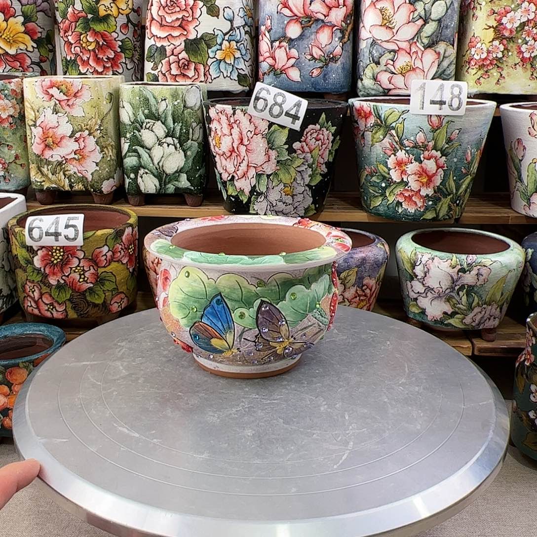 景德镇陶瓷花盆景德镇陶瓷花盆