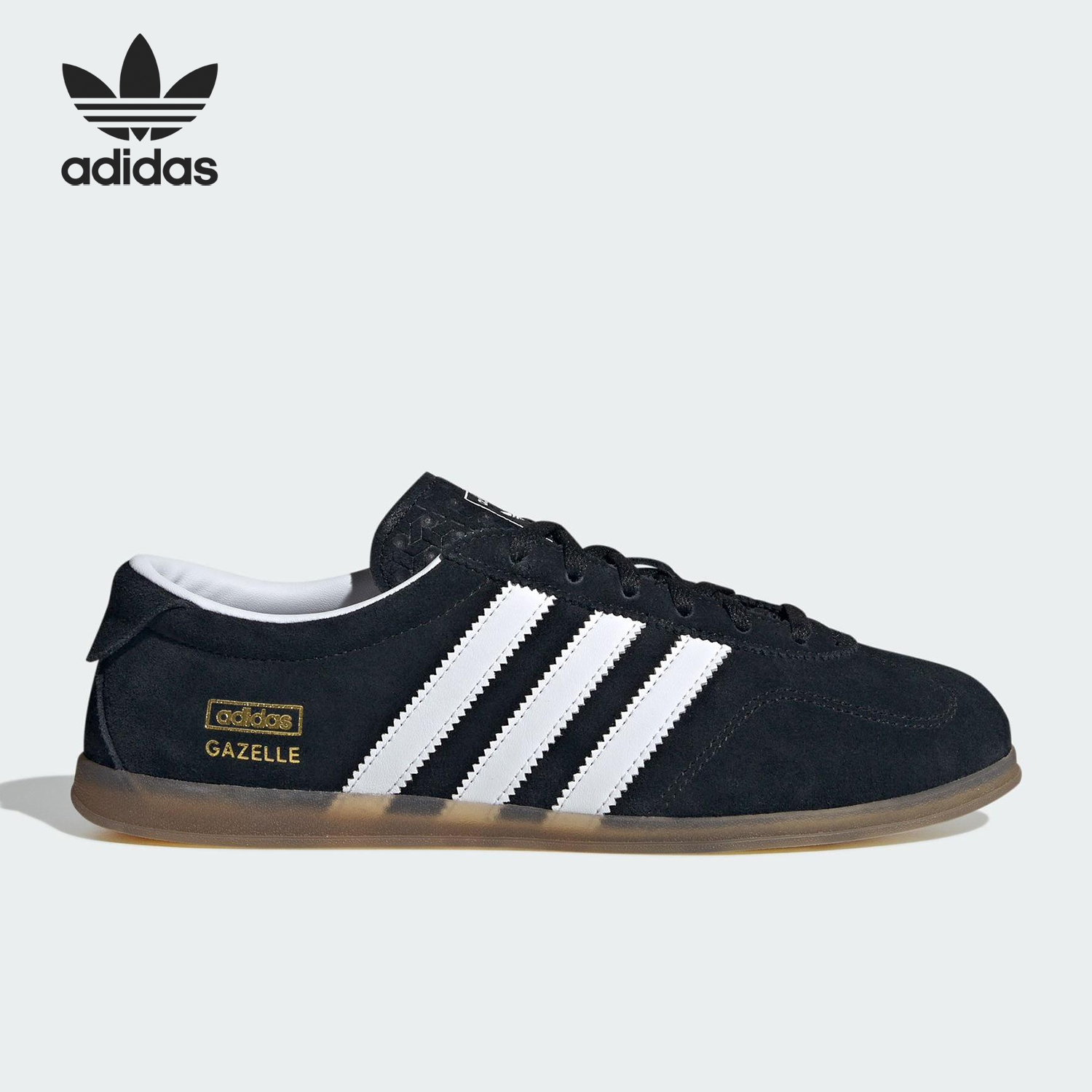 Adidas/阿迪达斯正品GAZELLE女士经典薄底运动德训鞋JR8886