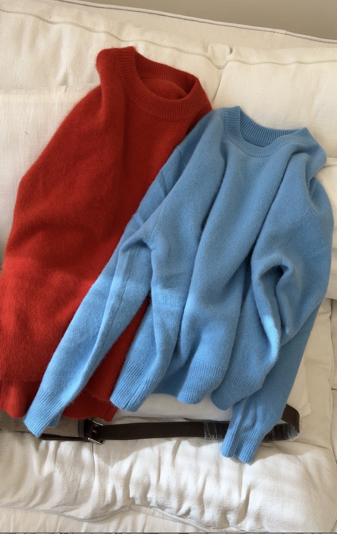 zz rose韩系圆领保暖慵懒风高级毛衣针织秋冬长袖女士女（NO退换）