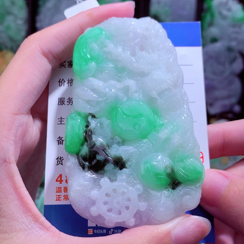 【闪购商品】翡翠颈饰未镶嵌挂件