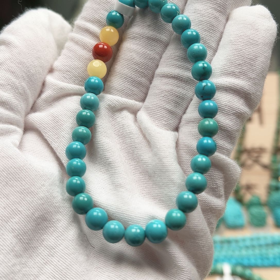 绿松石圆珠未镶嵌