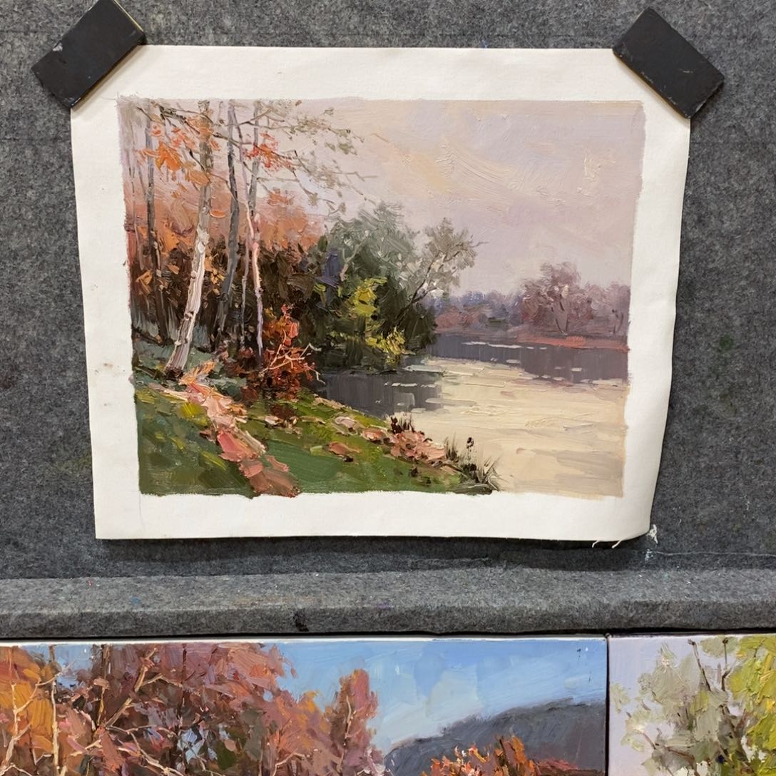 油画风景油画作品