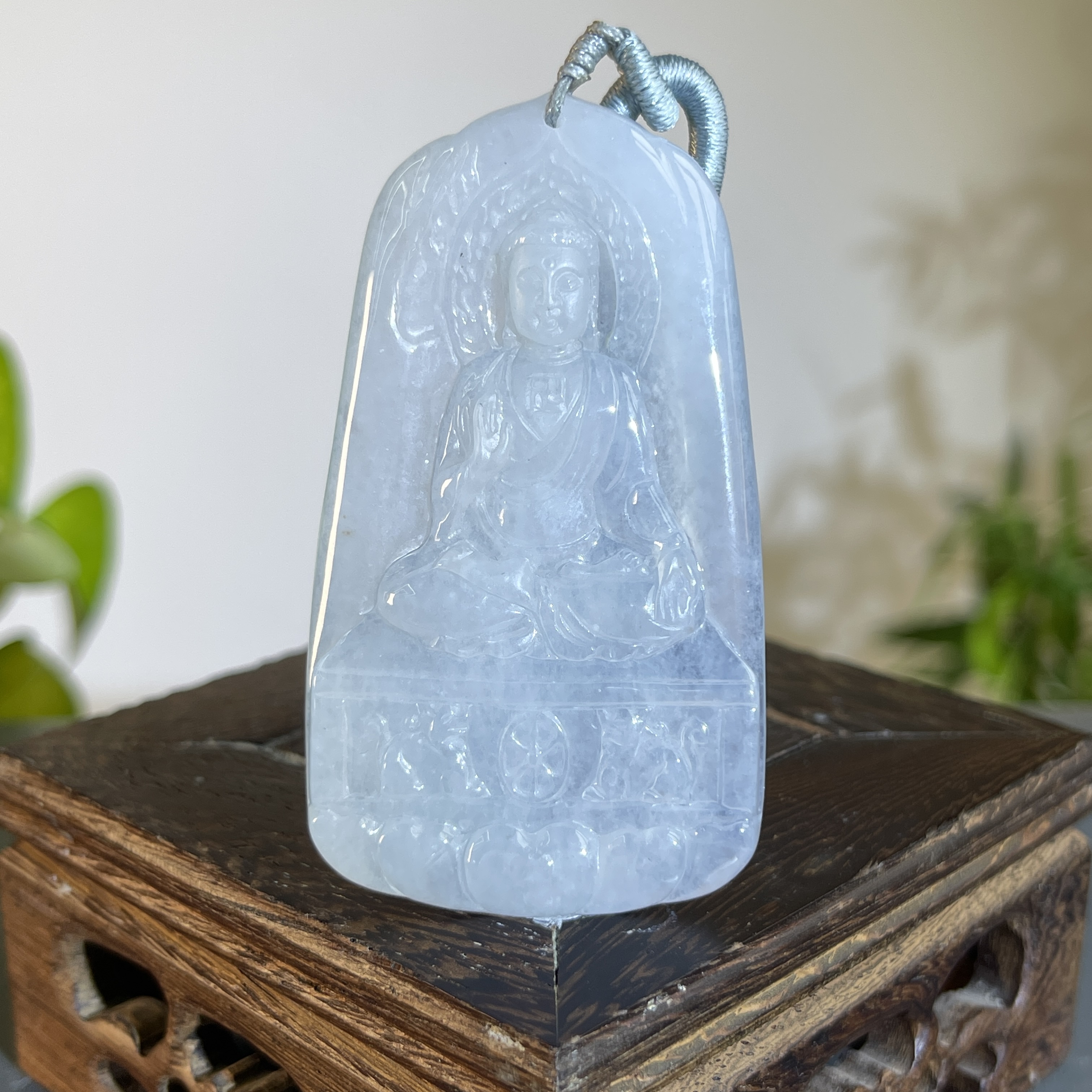 JTB31-226 天然缅甸A货翡翠 阿弥陀佛