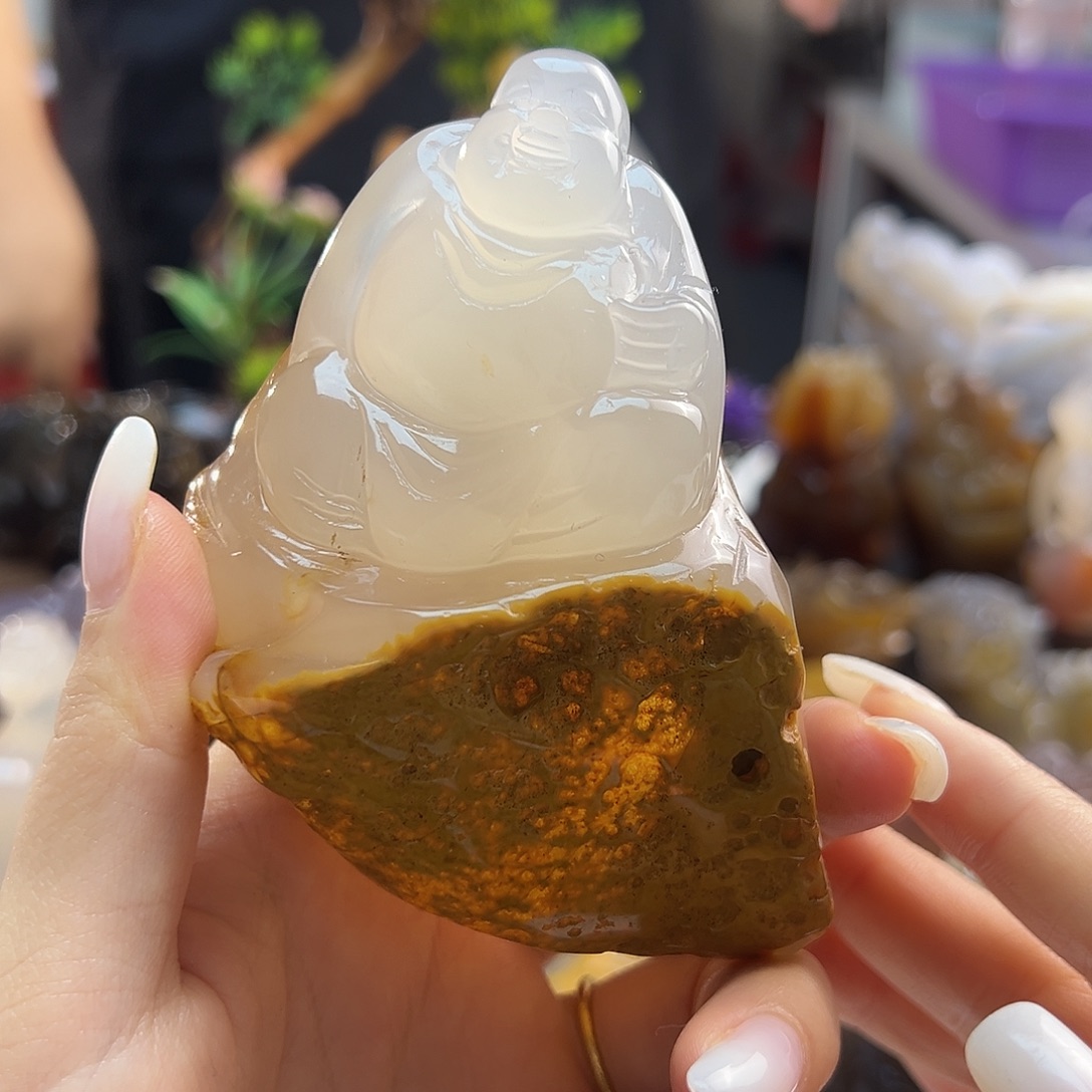 玛瑙/玉髓未镶嵌吊坠(不含链)