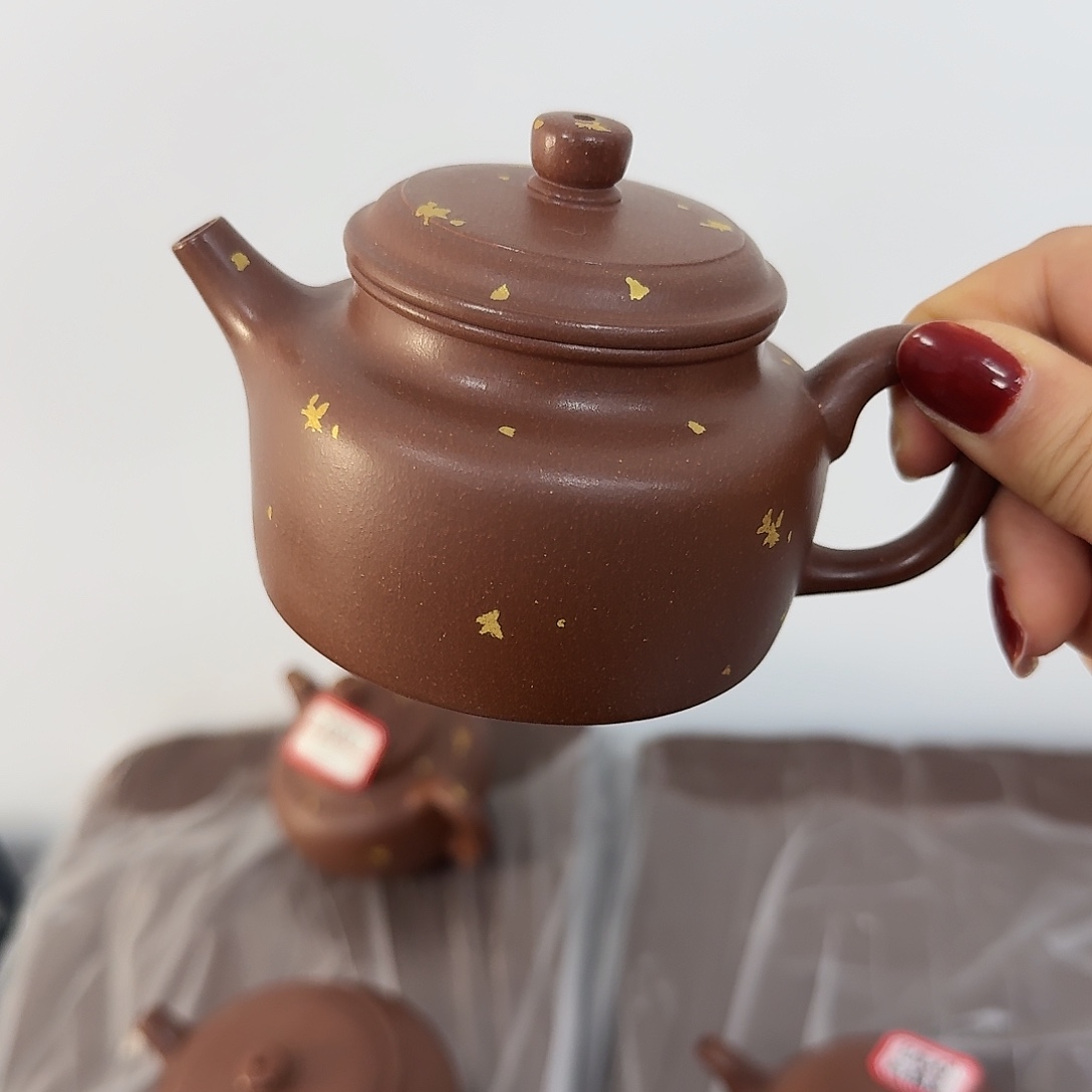 紫砂茶壶黄龙山底槽青170