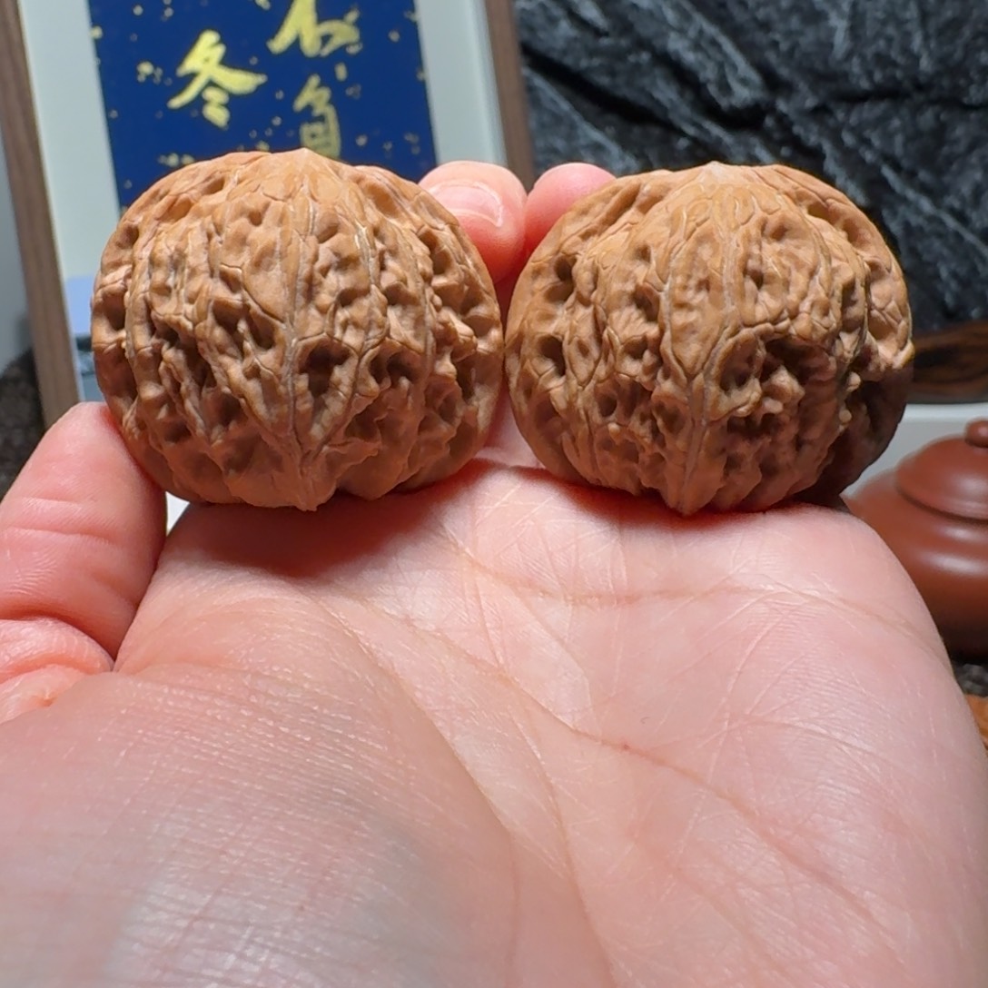 文玩核桃把件啊*哏磨盘41