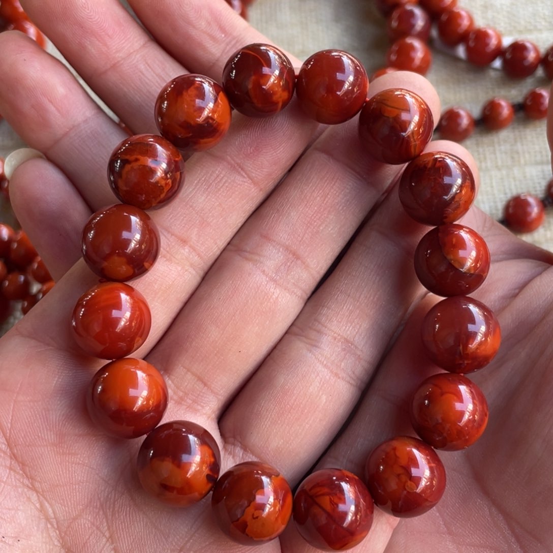 南红玛瑙单圈未镶嵌