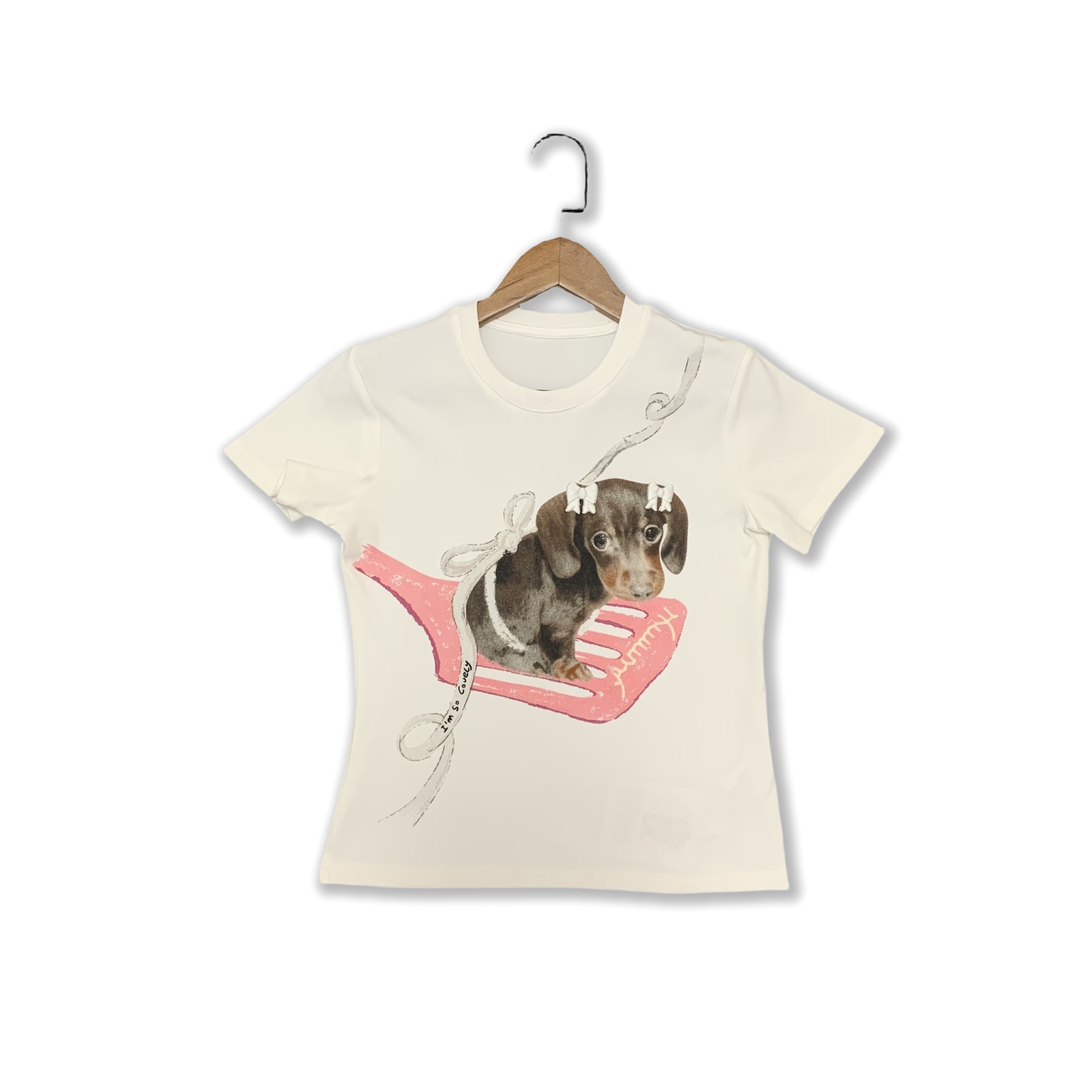 深圳南油【Miya】实拍拉布拉多狗刺绣短袖上衣休闲T恤夏新款