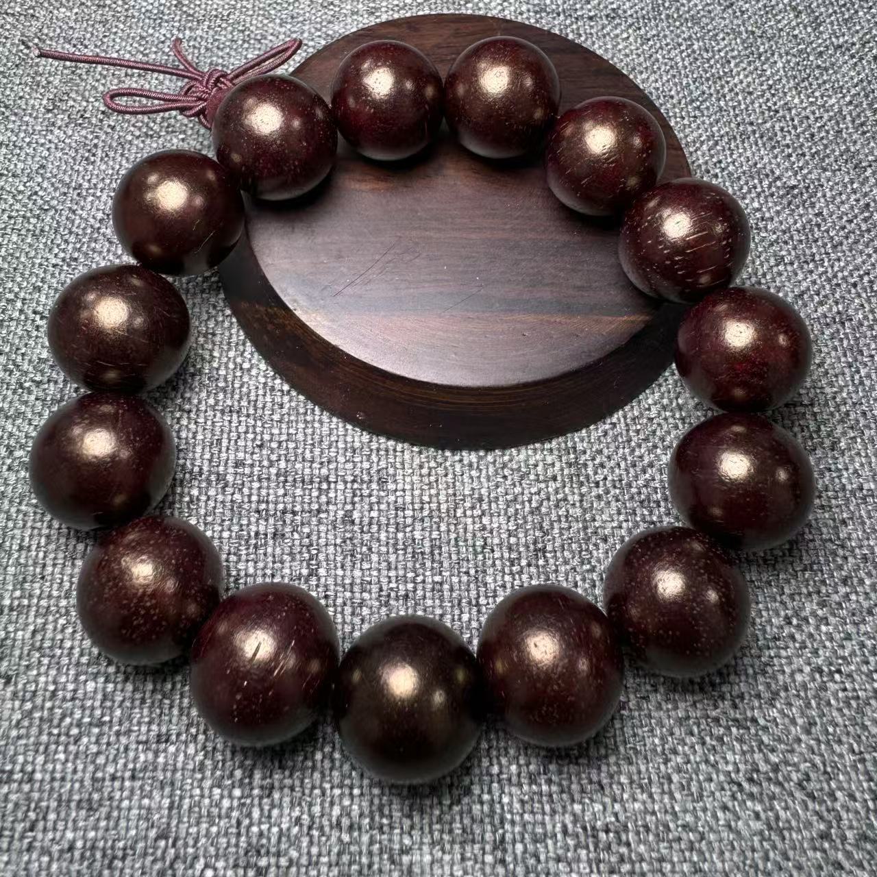 紫光檀手串卡15mm