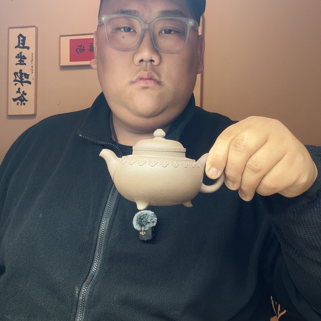 风***生紫砂茶壶云肩如意