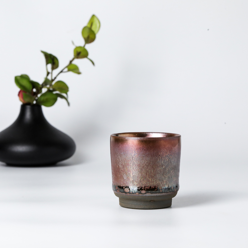 柴烧一口杯（红）50*50mm内里39mm 11240724-02-1