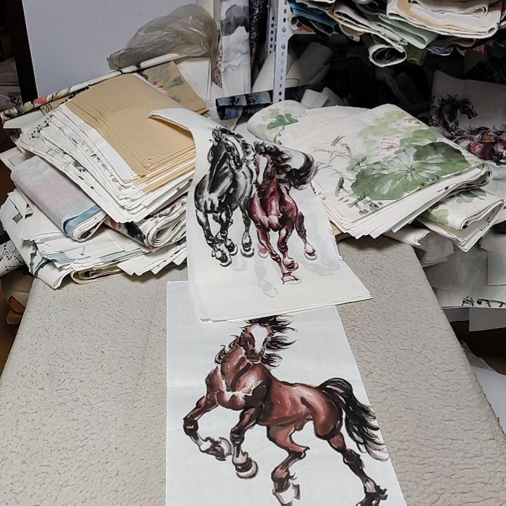 米***多国画落款后台备注