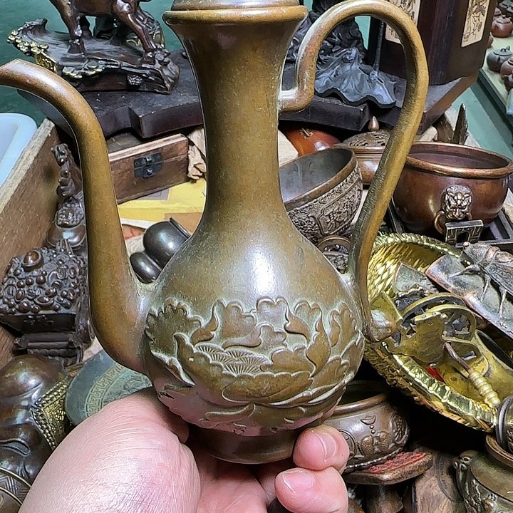 铜器办公室茶室摆件