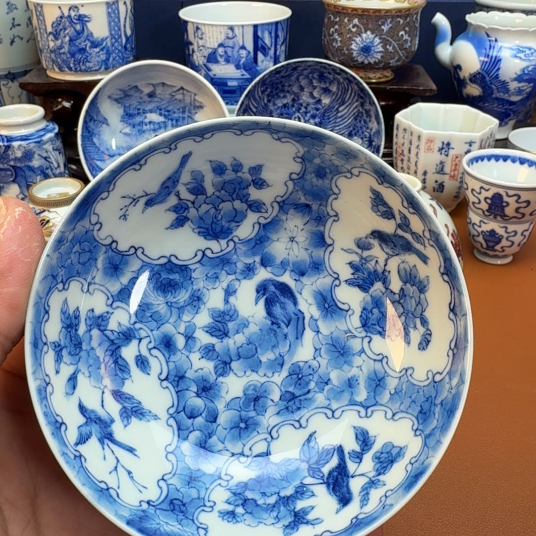 杯子景德全手工手绘陶瓷