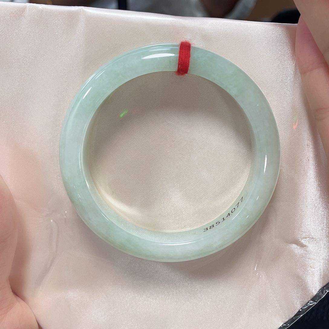 翡翠未镶嵌手镯天然缅甸A货翡翠手镯9号