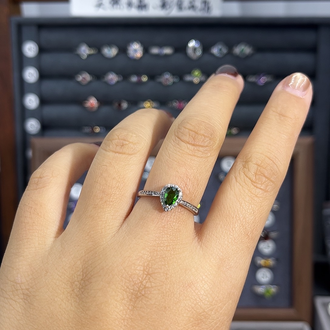 紫晶珠宝半成品银S925镶嵌