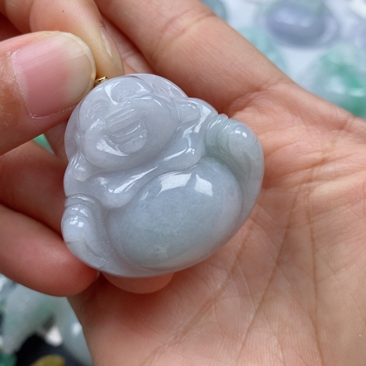 翡翠颈饰未镶嵌ℳ****佛